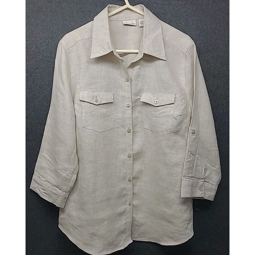 Kim Rogers Linen Button Up shirt PM